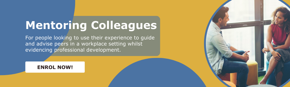 Mentoring colleagues course page banner
