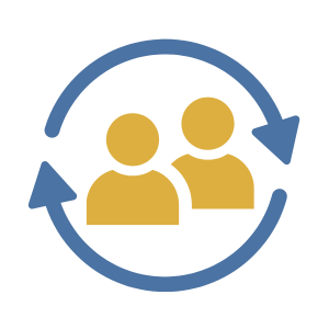 Reverse mentoring icon